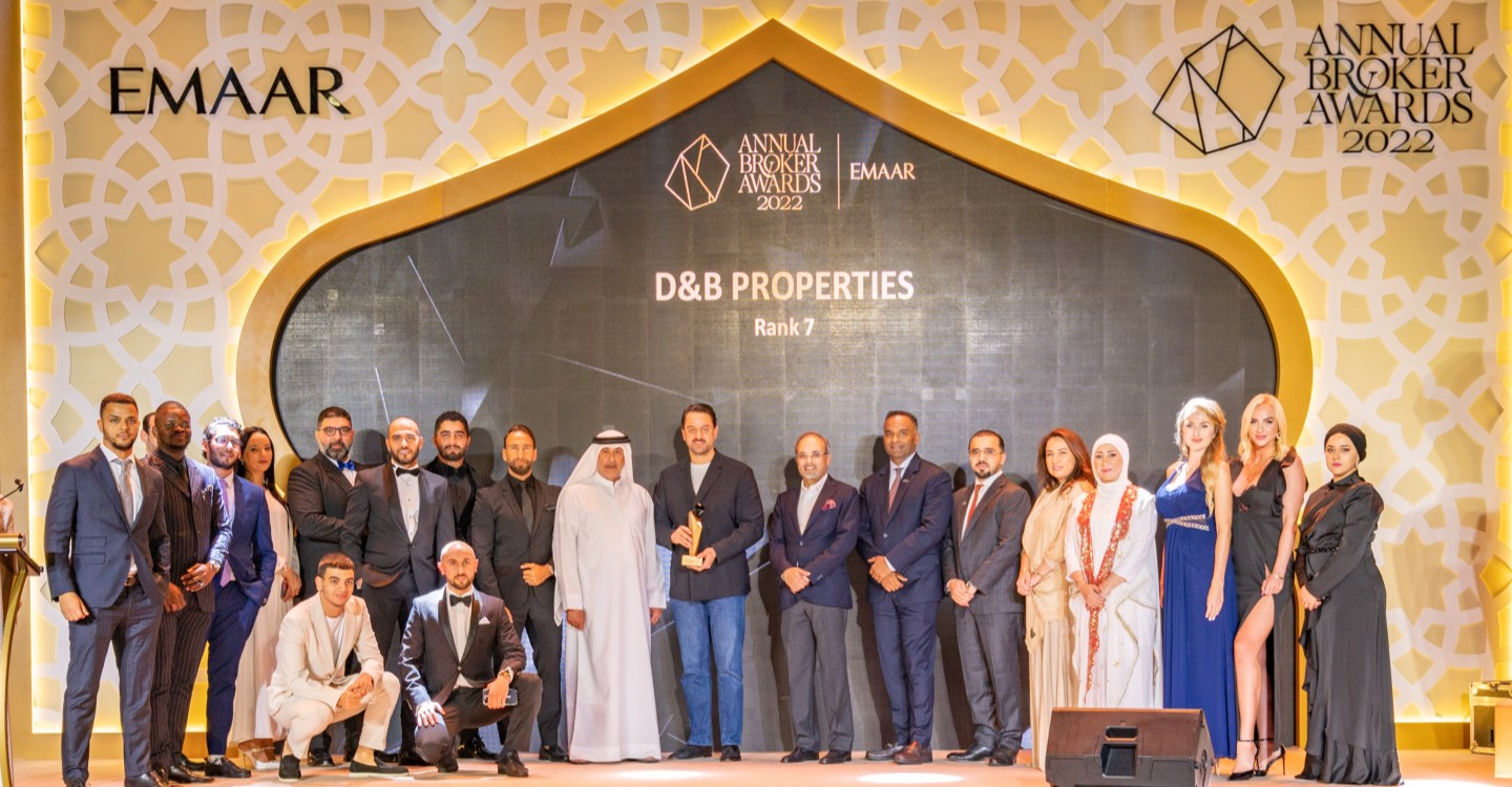 D&B Properties Takes Home Top Honours at Emaar Properties Annual Brokers Award 2022